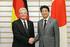 Bild: Premierminister Abe und Bundespräsident Gauck (Foto: Cabinet Public Relations Office)