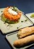 Tatar vom Rinderfilet klassisch mariniert mit Rote Bete Salat 18 mit 10g Kaviar 48 asiatisch inspiriert mit eingelegtem Ingwer 18
