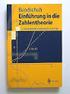 Einführung in die Zahlentheorie