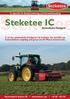 Steketee IC. Automatisches Hackgerät