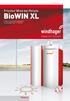 windhager.com Frischer Wind bei Pellets BioWIN XL Pellets-Zentralheizungskessel Leistungsbereich: kw bis zu JAHRE Pellets