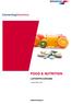 FOOD & NUTRITION LIEFERPROGRAMM.  STAND APRIL Lieferprogramm Food & Nutrition April 2016 Seite 1