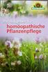 Homoopathische Pflanzenpflege