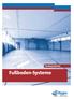 Fußboden-Systeme. Trockenestriche