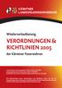 VERORDNUNGEN & RICHTLINIEN 2005