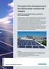 Normgerechte Komponenten für Photovoltaik-Commercial- Anlagen