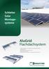 AluGrid Flachdachsystem. Schletter Solar Montagesysteme
