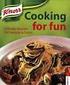 Exklusiver Gratis-Download zu Knorr - Das Kochbuch Ein Tag für Knorr Fix