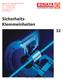 Sicherheits- Klemmeinheiten 32