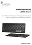 Bedienungsanleitung LEICKE Sharon 4-in-1 Bluetooth-Tastatur mit integriertem Touchpad Für PCs und Tablets mit ios, Android, Windows und Smart-TVs