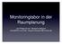 Monitoringlabor in der Raumplanung. Jan-Philipp Exner / Benjamin Bergner /