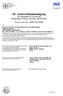 CE - Konformitätsbestätigung CE Attestation of Conformity Construction Product Directive 89/106 EEC