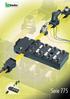AS-Interface Module mit Flachkabelanschluss: AS-Interface modules with flat cable termination: