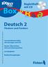 Box. Deutsch 2. Begleitheft mit CD. Fördern und Fordern. Lernstandskontrollen mit Lösungen (auf CD) Karten-Übersichten mit Lernschwerpunkten