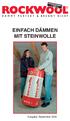 EINFACH DÄMMEN MIT STEINWOLLE