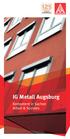 IG Metall Augsburg. Kompetent in Sachen Arbeit & Soziales