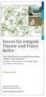 Forum für integrale Theorie und Praxis Berlin