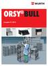 ORSY BULL. Ausgabe 01/2014. Serie 5 Serie 7
