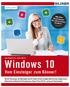 Windows 10. vom Einsteiger zum Könner. Inge Baumeister, Anja Schmid