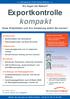Exportkontrolle kompakt