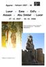 Luxor - Esna - Edfu - Assuan - Abu Simbel - Luxor