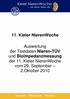 11. Kieler NierenWoche. Auswertung der Testdaten Nieren-TÜV und Bioimpedanzmessung der 11. Kieler NierenWoche vom 29. September 2.
