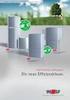 AEROTOP T Luft-Wasser-Wärmepumpe Leistung 6,4 33,4 kw. MADE IN SWITZERLAND Garantiert hochwertige Qualität