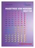 MAESTROS VON MORGEN 2017/18 MAESTROS VON MORGEN. Maestros von Morgen 2017 NEU.indd 1