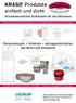 Druckwasserdichte Einbauteile für den Betonbau. Betonanker druckwasserdichte, umlaufende. druckwasserdichte, umlaufende KRASO Vierstegdichtung *