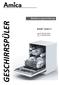 Bedienungsanleitung GESCHIRRSPÜLER EGSP V. 12 Geschirrsets 14 Geschirrsets