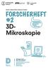 FORSCHERHEFT #2 3D- Mikroskopie. Zurich Basel Plant Science Center EXPERIMENTE LABORBESUCHE REFLEXION SELBER- FORSCHEN