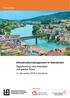 Kongress. Infrastrukturmanagement in Gemeinden. Digitalisierung, neue Standards und gelebte Praxis 17. November 2016 in Solothurn.