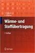 Grundlagen der Wärmeübertragung. (Wärme- und Stoffübertragung)
