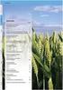 Qualitätsbestimmungen für Getreide, Öl- und Eiweißfrüchten aus biologischer Landwirtschaft Bio-Ernte 2015