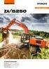 ZAXIS-6 series Baureihe ZAXIS-6 HYDRAULIKBAGGER