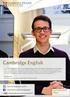 Prüfungen. Cambridge English Language Assessment
