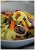 Buntes Quinoa mit 3 Gemüsen & Brokkolisoße (vegan)