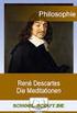 René Descartes, Dritte Meditation: Über das Dasein Gottes (Reclam, ) I Vorraussetzungen
