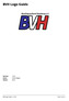 BVH Logo Guide. Version: Autor: Frank Nägler Status: final. BVH Logo-Guide (v ) Seite 1 von 11
