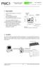 PMC1. 1. Eigenschaften. 2. Anschluß. Programmierbarer Matrix- Tastatur Controller