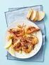 Gurkenkaltschale mit Shrimps und Dill 4,80. Kleiner gemischter Blattsalat mit Gurke und Kirschtomaten 3,50