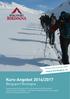 Kurs-Angebot 2016/2017 Bergsport Bordogna