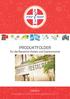 PRODUKTFOLDER für die Bereiche Hotels und Gastronomie