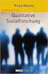 Einführung in die quantitative und qualitative Sozialforschung