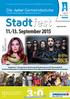 Stadtfest September Die neue Gemeindestube