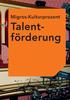 Migros-Kulturprozent. Talentförderung