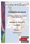 Orchesterkonzert Otto Wagner Kirche am Steinhof Jugendstilkirche Samstag 23. Juni :30 Uhr Dirigent: Herbert Krenn