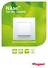 Niloe. Der eco + Schalter. Ökonomisch Nachhaltig Zeitsparend. 5 Jahre