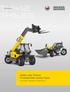 H412 H625. Halten das Thema Produktivität extrem hoch. Teleskoplader. Die kompakten Teleskoplader von Wacker Neuson.