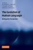 The Faculty of Language: What is It, Who Has It and How Did It Evolve? Marc D. Hauser, Noam Chomsky, W. Tecumseh Fitch